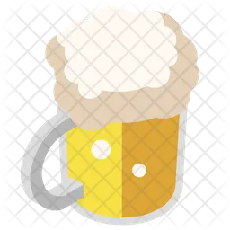 Drinking  beer  Icon