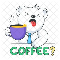 Drinking Coffee  Icon