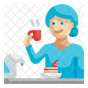 Drinking Coffee  Icon