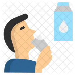 Drinking milk  Icon