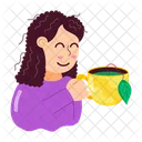 Drinking Tea  Icon