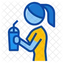 Drinking Water  Icon
