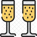 Champagne Drinks Alcohol Holidays Icon