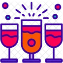 New Years Party Decoration Party Icon