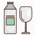Drinks and picnic glasses  Icon