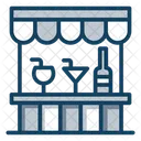 Drinks Kiosk Kiosk Refreshment Corner Icon