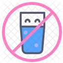 Drinks Fasting Forbidden Prohibited Icon