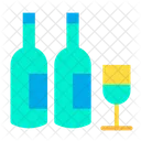 Drinks Champagne Bottles Icon