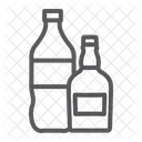 Drinks Soda Whisky Cola Alcohol Supermarket Department Icon