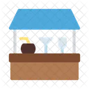 Drinks Stall Beach Icon