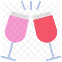 Christmas Drinks Champagne Icon