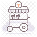 Drinks Stall Drink Shop Kiosk Beverage Booth Icon