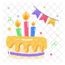 Drip Cake Candles Cake Birthday Cake Icon