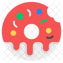 Doughnut Dripping Donut Confectionery Icon
