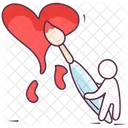 Dripping Heart  Icon