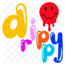 Drippy Emoji Drippy Word Drippy Letters Icon