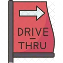 Drive Thru Restaurant Icon