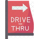 Drive Thru Restaurant Icon