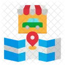 Drive Through Shopping  Icon