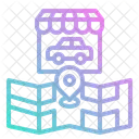 Drive Through Shopping  Icon