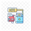 Drive Through Voting Booth  Icon