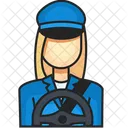 Avatar Driver Female Icon