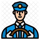 Driver Taxi Transportation Icon