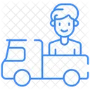 Driver Transport Vehicle Icon