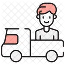 Driver Transport Vehicle Icon