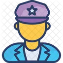 Driver Pilot Soldier Icon