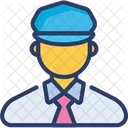 Driver Pilot Soldier Icon