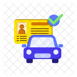 Driver License  Icon