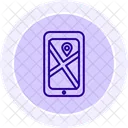 Tracking Line Icon Icon