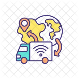 Driverless delivery service  Icon