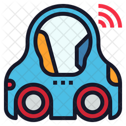 Driverless Vehicle Icon