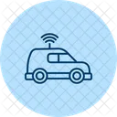 Driverless Vehicle Pentaglow Icon