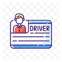Drivers License Person Icon