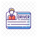 Drivers License Person Icon