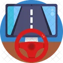 Steering Wheel Racing Game Icon