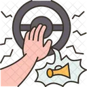 Driving Rage Stress Symbol