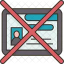 Driving License Unlicensed Icon