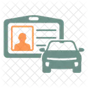 Driving License Car Driver Icon