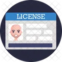 Driving License Male Icon