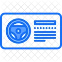 Driving License License Id Card Icon