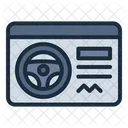 Driving License License Driver License Icon