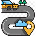 Geolocation Driving Location Vehicle Direction Icon