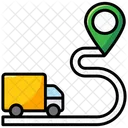 Driving Route Vehicle Direction Driving Location Icon