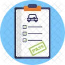 Pass Test Clipboard Icon