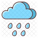Drizzle Raining Rain Icon