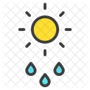 Drizzle Rainfall Rain Icon